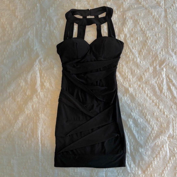 Strappy Little Black Dress - Picture 6 of 6